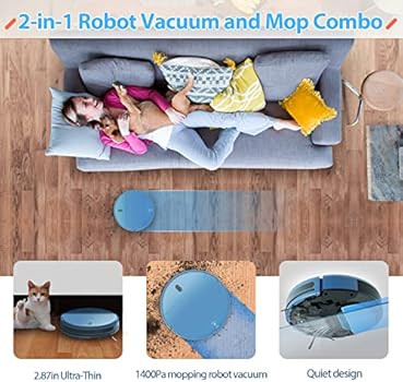 Robot Vacuum and Mop Combo, Robot Vacuum Cleaner and Smart Robotic Vacuums Compatible with WiFi/ ... | Amazon (US)