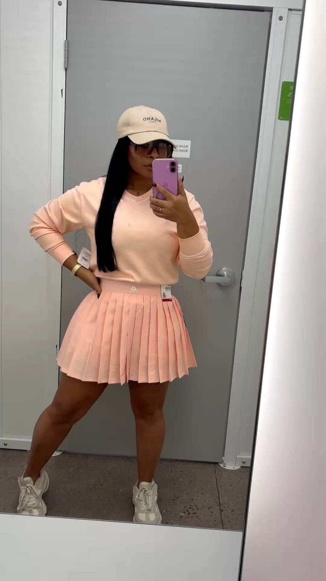 💕 This spring Walmart set is giving main-character tennis muse. I’m 5’2”, 156lbs, wearing a small sweatshirt and medium skirt — and the fit? Obsessed. 

I’m taking up tennis this season (yes, I practiced my swing in the dressing room 😌🎾) and I fully plan on looking this good while learning. 

If you’re into affordable fashion, Walmart finds, and that sporty-chic athleisure moment… consider this your sign.

Cute enough for brunch. Comfy enough for errands. Ready for the court. Game, set, match 💋✨


#LTKootd #LTKSpringSale #LTKgrwm