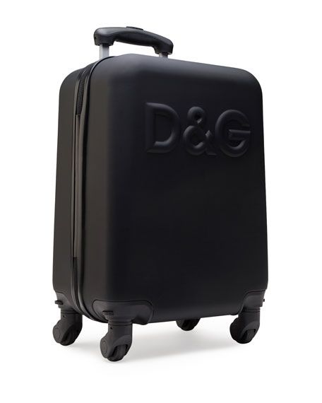 Dolce&Gabbana Logo Roller Carry-On Suitcase | Neiman Marcus