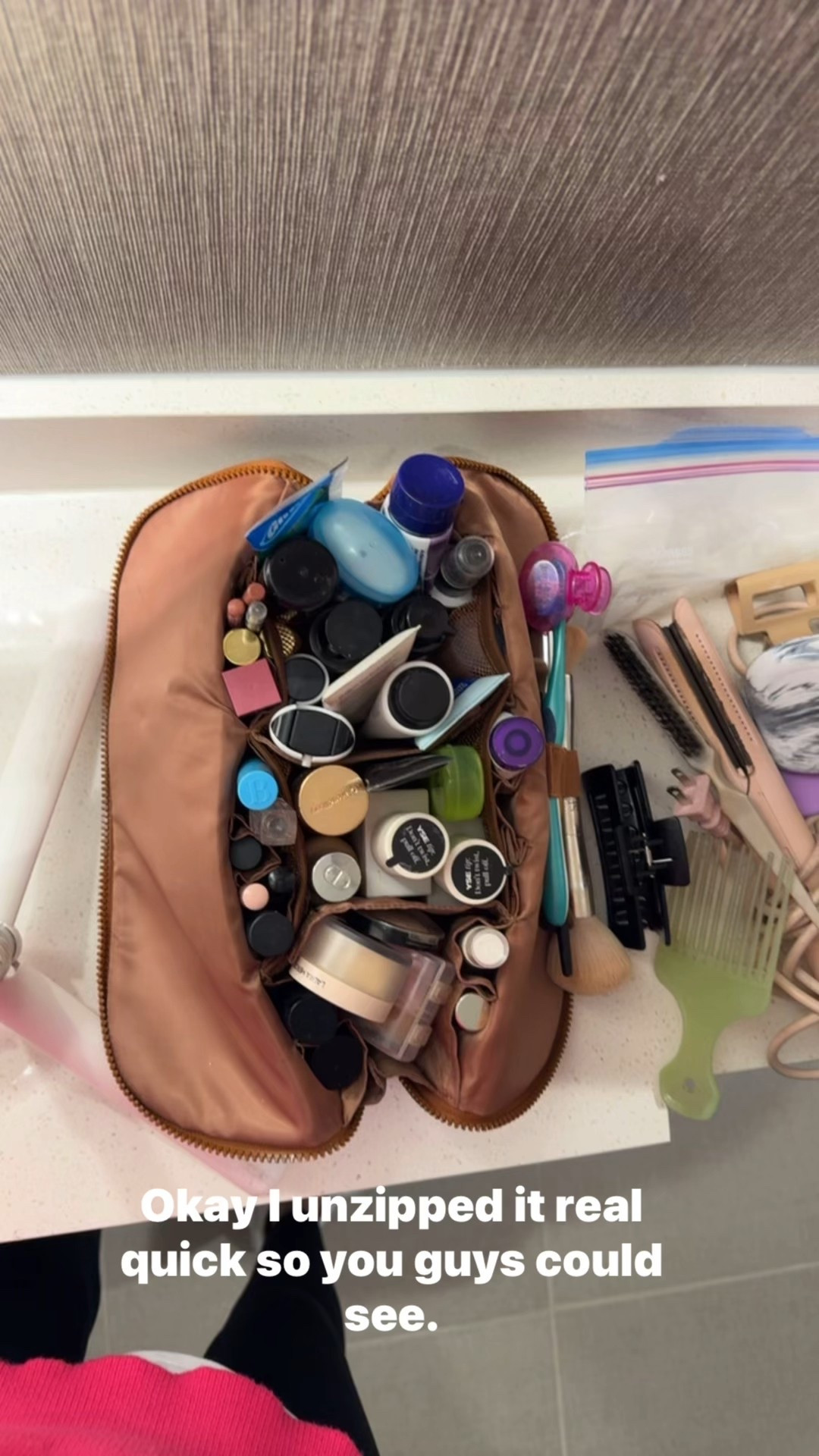 Makeup bag worth the hype! 
And flat iron/curl iron I can’t live without  

Spanx leggings discount - ANNIEKSPANX

#LTKBeauty #LTKTravel