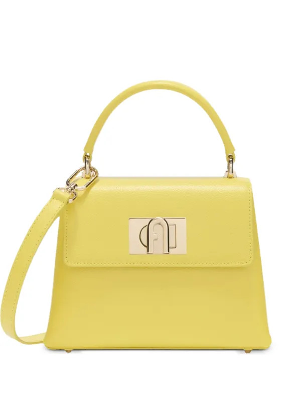 Mini 1927 arch closure leather tote bag | Farfetch Global