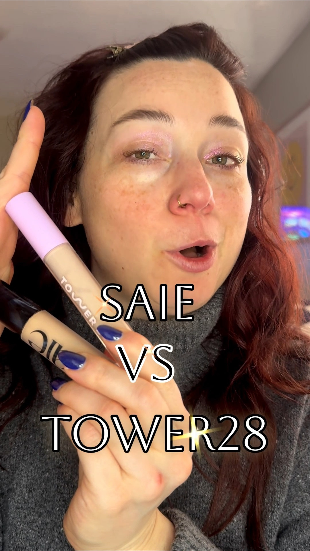 Saie vs Tower 28 concealer—let’s talk coverage, finish, and real-skin wear 👀✨
If you’re torn between these two clean beauty concealers, this breakdown is for you. I’m comparing Saie Hydrabeam Concealer vs Tower 28 Swipe Serum Concealer for texture, blendability, creasing, and how they actually look on skin. One is more dewy and lightweight, the other gives more coverage with a skin-like finish—perfect if you have dry, sensitive, or acne-prone skin.
Which concealer would you pick? 💭👇

#LTKBeauty #LTKgrwm #LTKselfcare