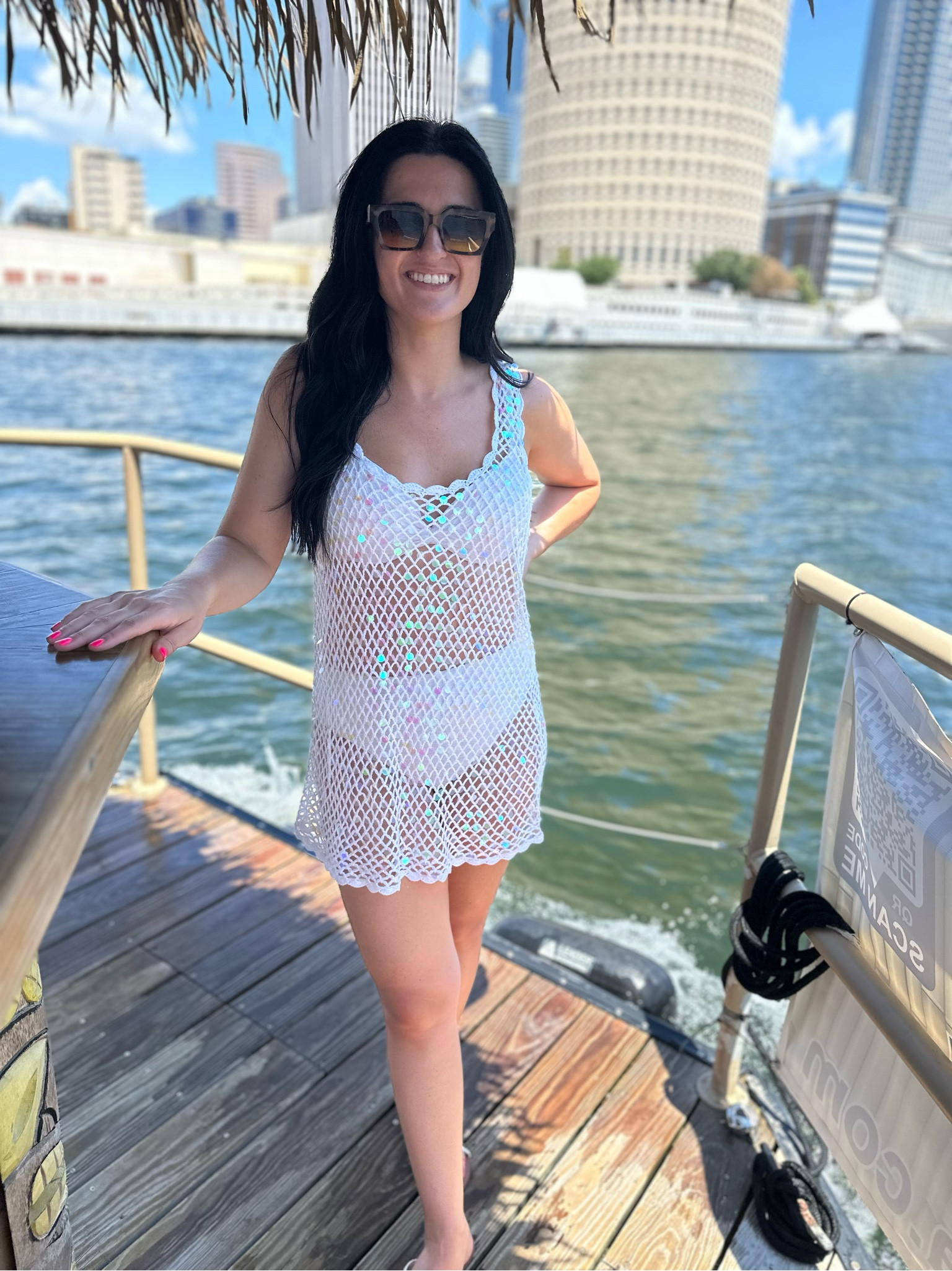 Bachelorette swimsuit and coverup 
