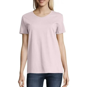 Hanes Women's Nano-T V-Neck T-Shirt | Walmart (US)