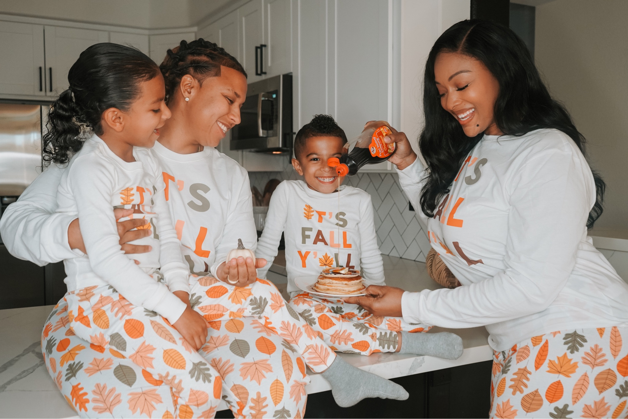 Pancakes & Pajamas with my favorite crew 🍂

#LTKfamily #LTKHoliday #LTKSeasonal