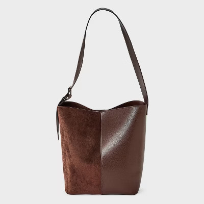 Shoulder Bucket Bag - A New Day™ Brown | Target