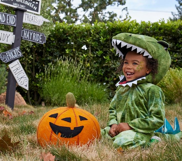 Orange Jack-o'-Lantern Felt Pumpkin | Pottery Barn Kids