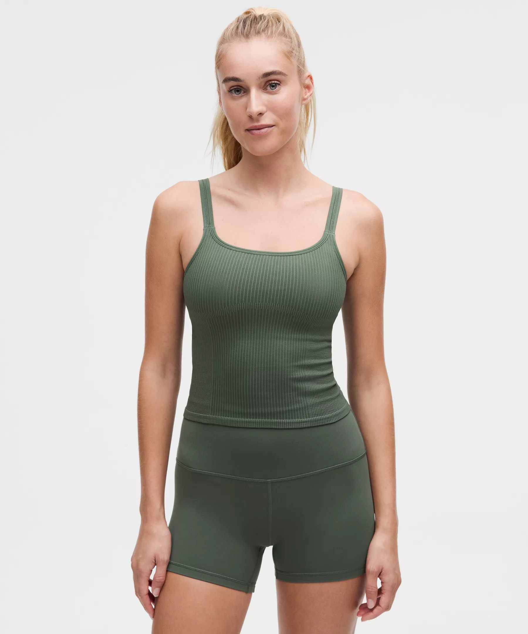 Ebb to Street Scoop-Neck Cropped Tank Top *Light Support, B/C Cup | Women's Sleeveless & Tank Top... | Lululemon (US)