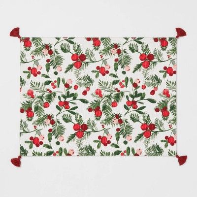 Cotton Berries Print Placemat - Threshold™ | Target