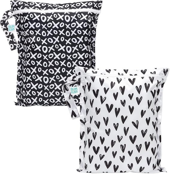 Bumkins Waterproof Wet Bags for Baby, Travel, Swimsuit, Cloth Diapers, Pump Parts, Gym Clothes, T... | Amazon (US)