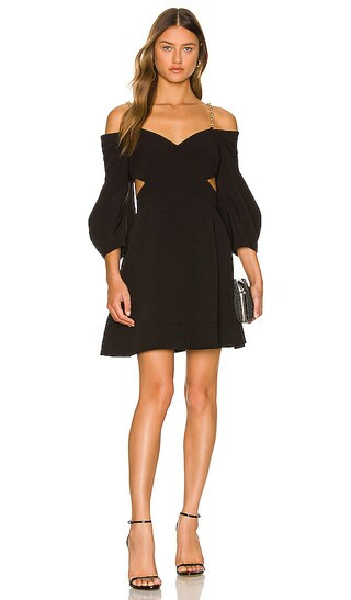 Lyla Mini Dress in Black | Revolve Clothing (Global)