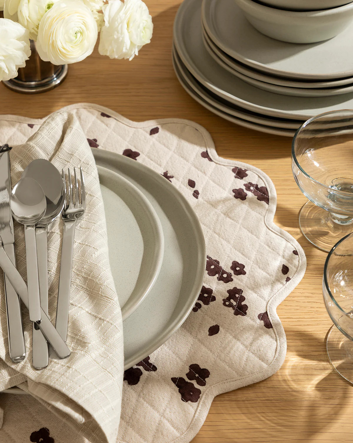 Floral Quilted Placemat | McGee & Co. (US)