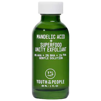 Mini Mandelic Acid + Superfood Unity Exfoliant - Youth To The People | Sephora | Sephora (US)