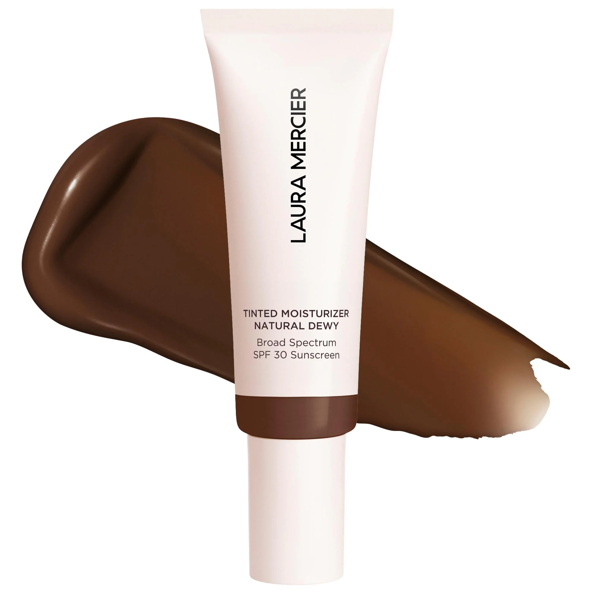 Laura Mercier Long-Wear Tinted Moisturizer Natural Dewy Skin Tint SPF 30 with Hyaluronic Acid 7N Mahogany 1.52 oz / 45 mL | Sephora (US)