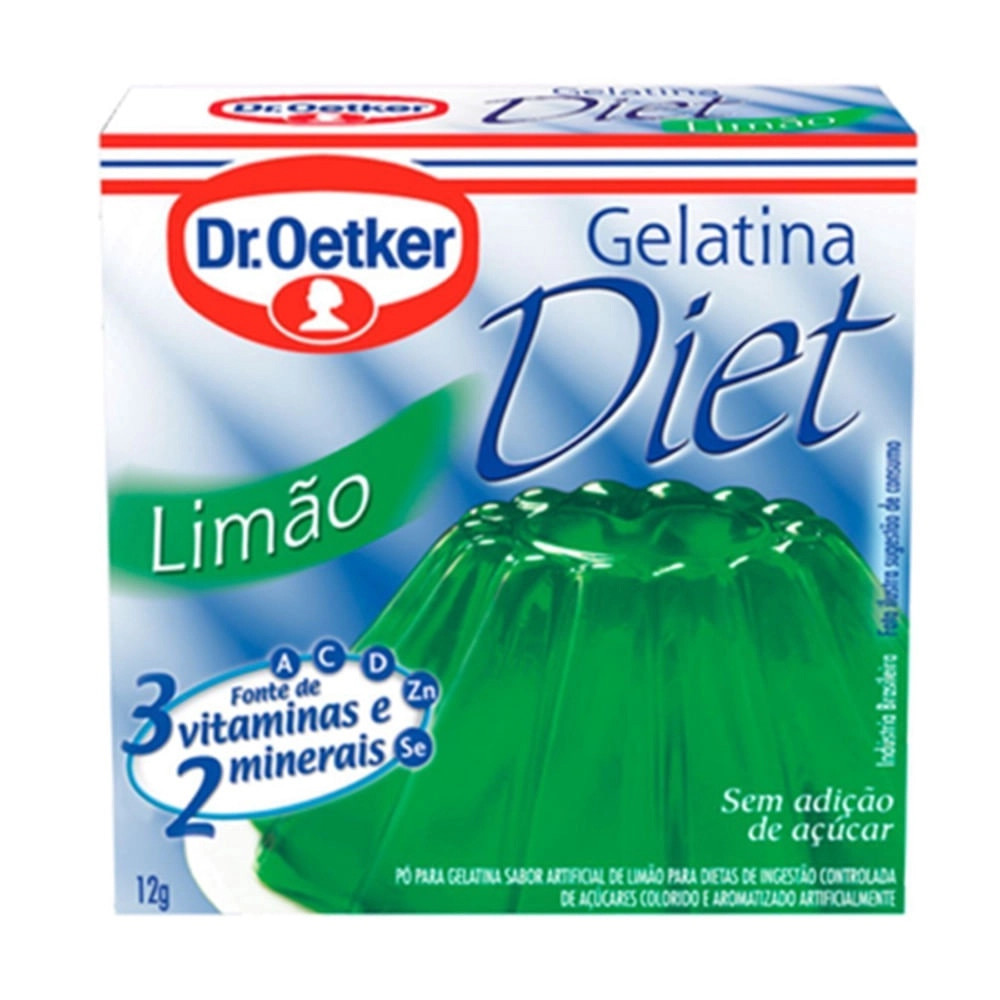 Gelatina em Pó Dr. Oetker Sabor Limão Diet 12g em Promoção na Americanas | Americanas (BR)