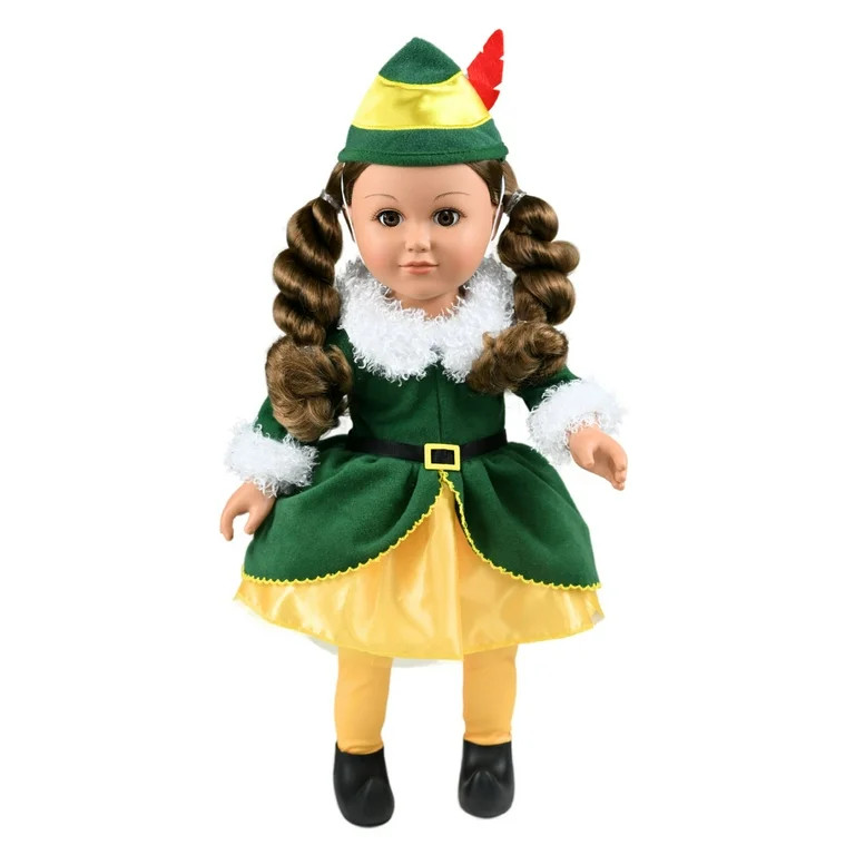 My Life As Elf Posable 18-inch Doll, Brunette Hair, Brown Eyes | Walmart (US)