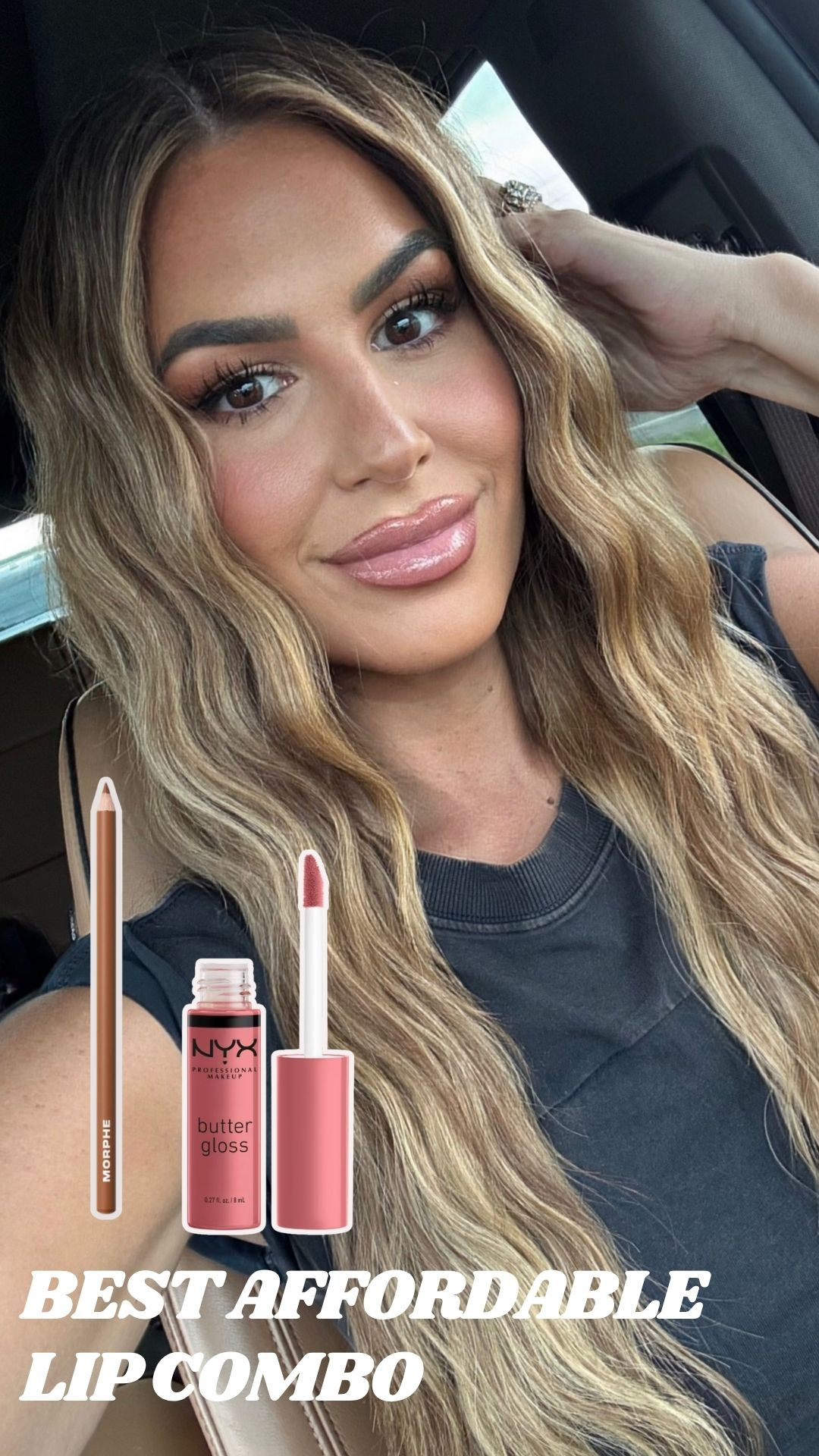 shades:

liner- sweet tea
gloss- creme brulee 

 #LTKBeauty
