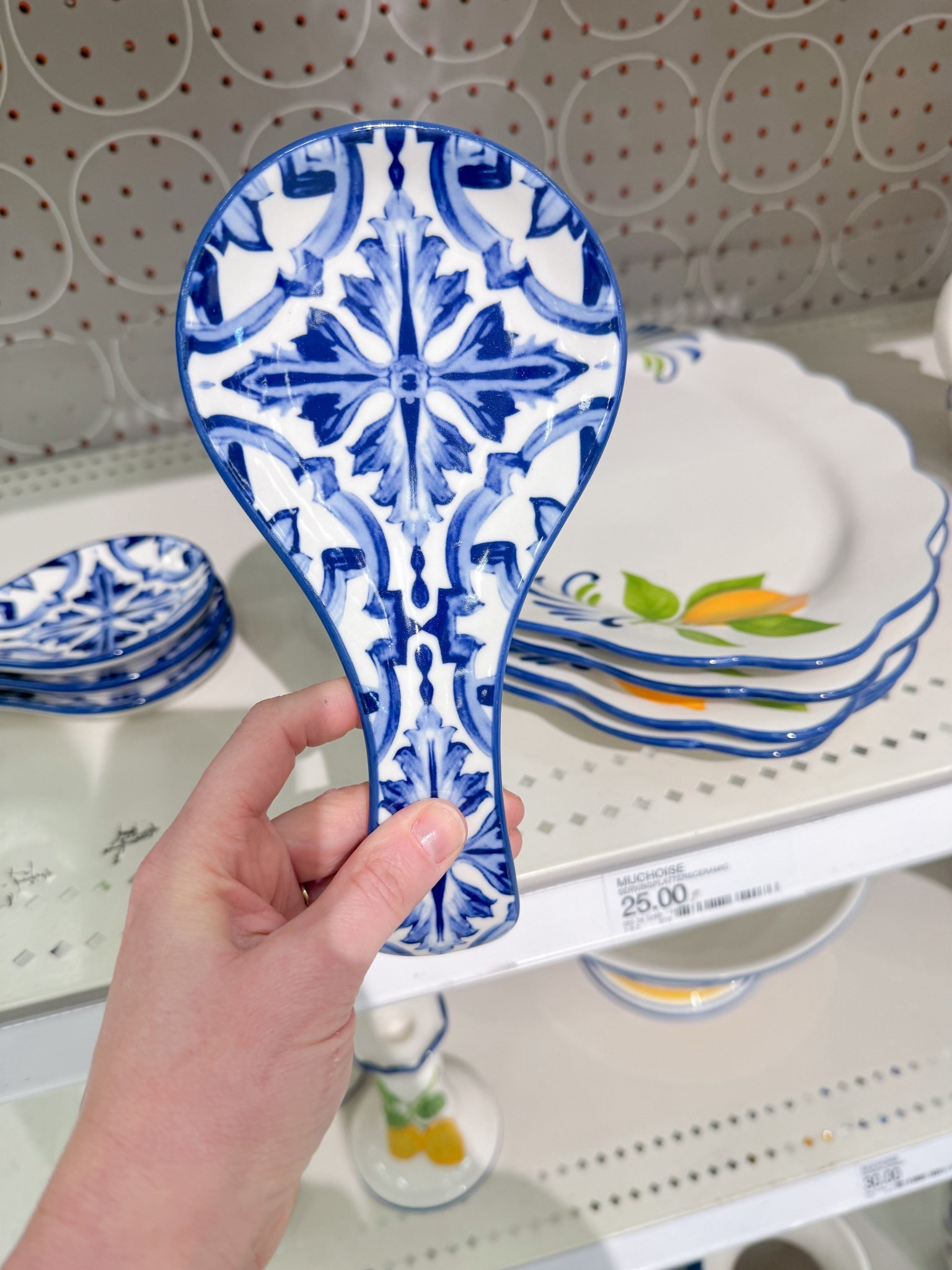 Blue and white pottery spoon rest for your spring / summer kitchen  

#LTKHome