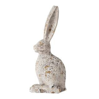 Cement Gray Rabbit Table Decor - 13 in. H | The Home Depot