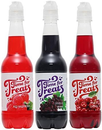 Time for Treats 3-Pack Grape, Cherry, Red Raspberry Flavored Syrups | Amazon (US)