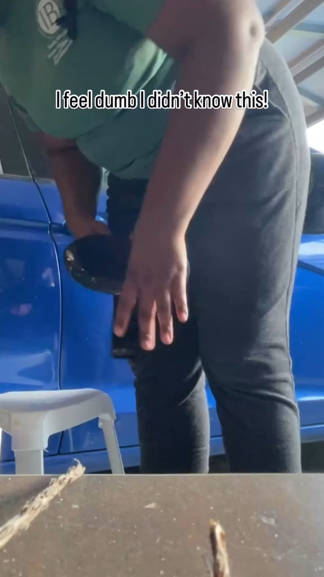 Share this tip with your DIY besties!

I do feel dumb that I was putting it wrong this whole time.

After a while the strap would dig in to the back of my knee!

The solution: put on the knee pad with your knees bent

1) you’re putting them in the position you’ll be working
2) you knees are fully supported 
3) the strap is in the right spot

I figured this out while working in my pavers and after hours with them on NO PAIN, NO NUMBNESS.

#thingsilearned #iwastodayyearsold #kneepads