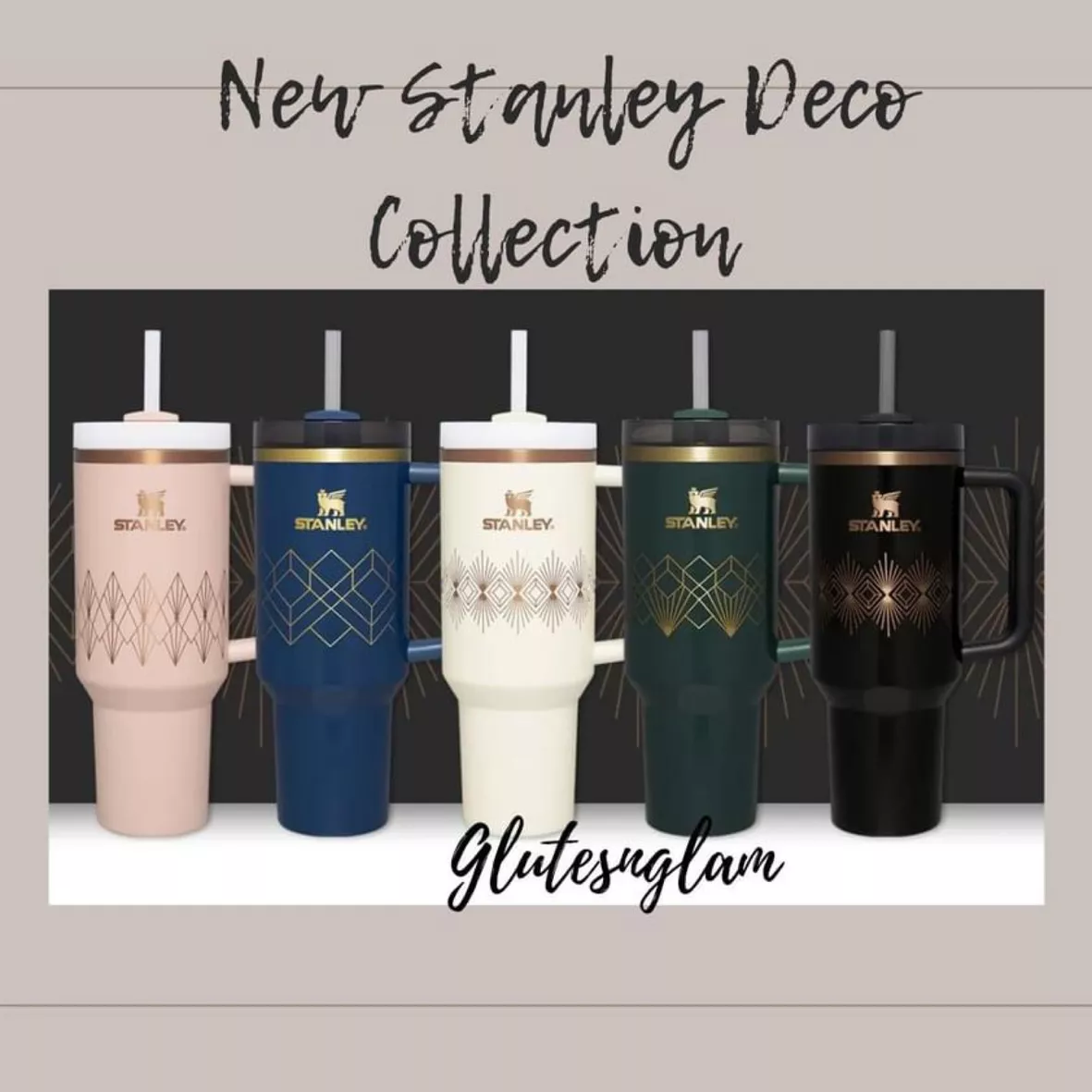 Stanley Deco Collection Quencher H2.0 FlowState Tumbler