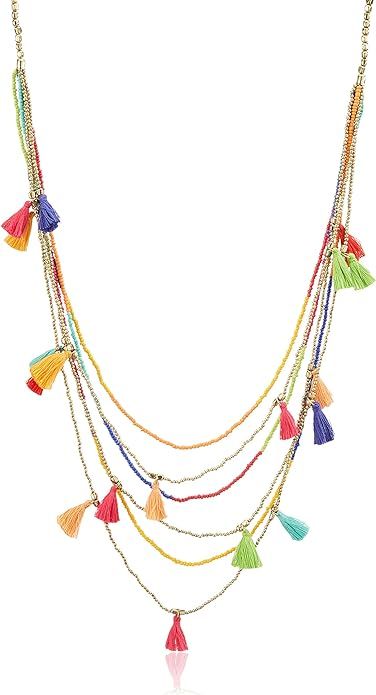 ISHVAKU Delicate Beaded Necklaces for Girls and Women | Amazon (US)