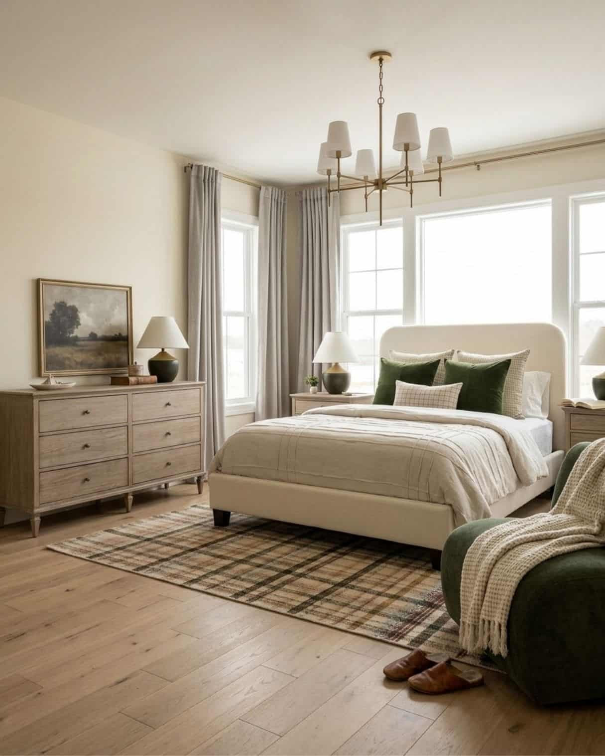 Earthy Plaid Bedroom Design

*Note: This is a digital room mockup showcasing product styling ideas from my room design mood board.

#LTKHome