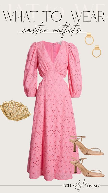 Easter outfit // Easter dress for now or wear this all spring and summer long.  And how cute is this clutch???!? 

Easter dress // spring outfit // bridal luncheon // baby shower // Easter outfit women // pink dress // coastal dresses // Easter midi dress // cute spring outfits 

#LTKwedding #LTKstyletip #LTKFind