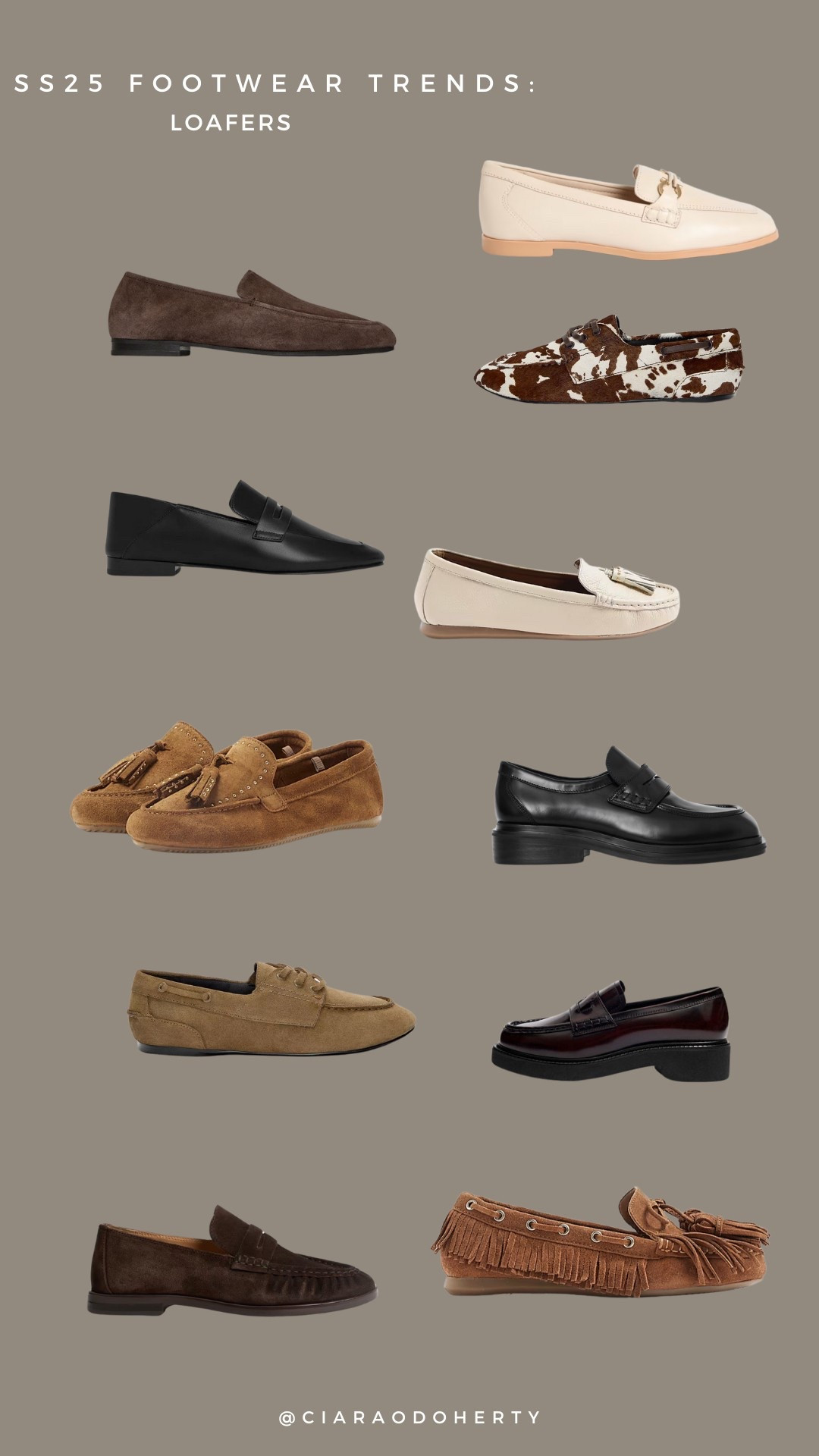 SS 25 shoe trends 
Loafers, suede loafers, leather loafers, animal print loafers 

#ltkeurope #ltk #ltkireland