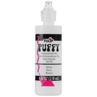 Tulip® Puffy™ Dimensional Fabric Paint in White | 4 fl oz | Michaels® | Michaels Stores