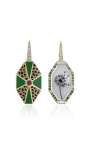 18K Yellow Gold Close Encounters Make A Wish Earrings
