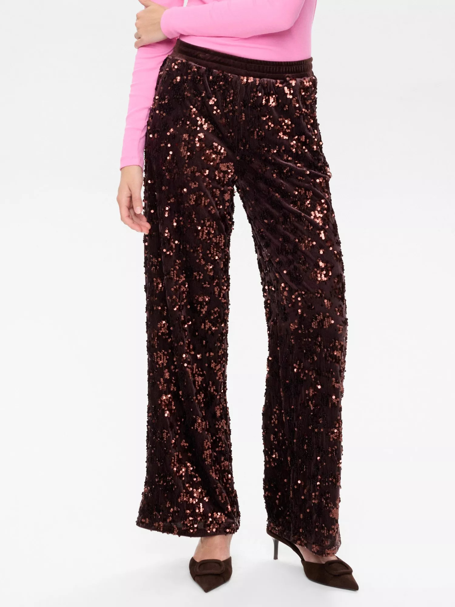 Numph Nukimsi Straight Tailored Trousers | John Lewis (UK)