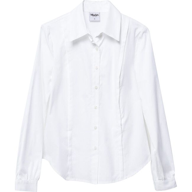 Madri Collection | Women's Nursing Work Shirt, (White, Size Medium) | Maisonette | Maisonette