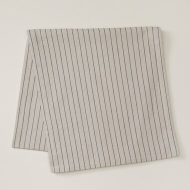 ORGANIC TABLE RUNNER TEXTURED, NATURAL | Indigo (CA)