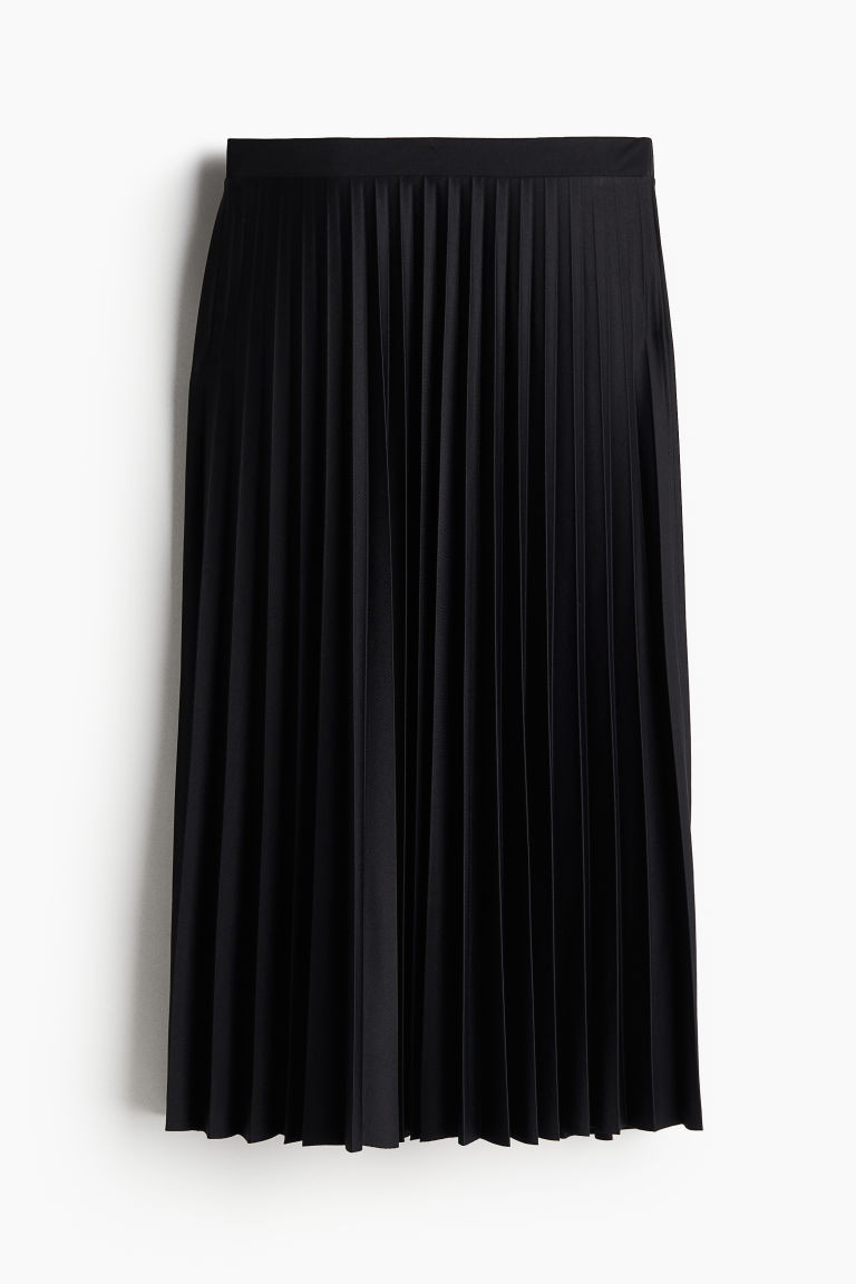 H & M - Pleated Skirt - Black | H&M (US + CA)