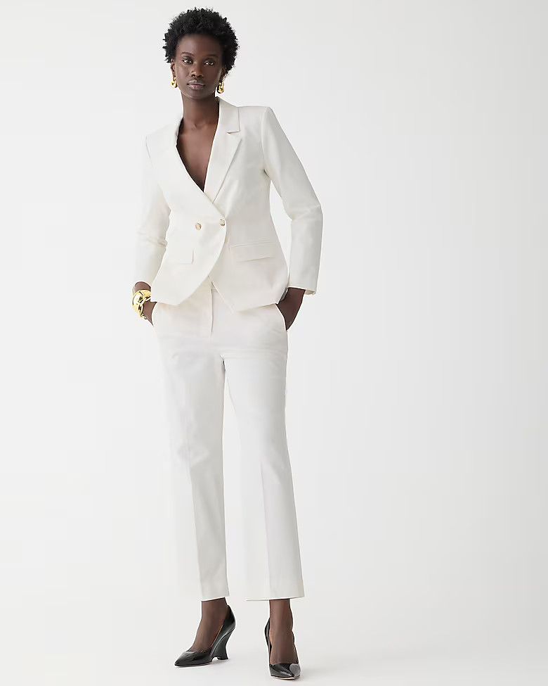 Kate straight-leg pant in bi-stretch cotton blend | J. Crew US