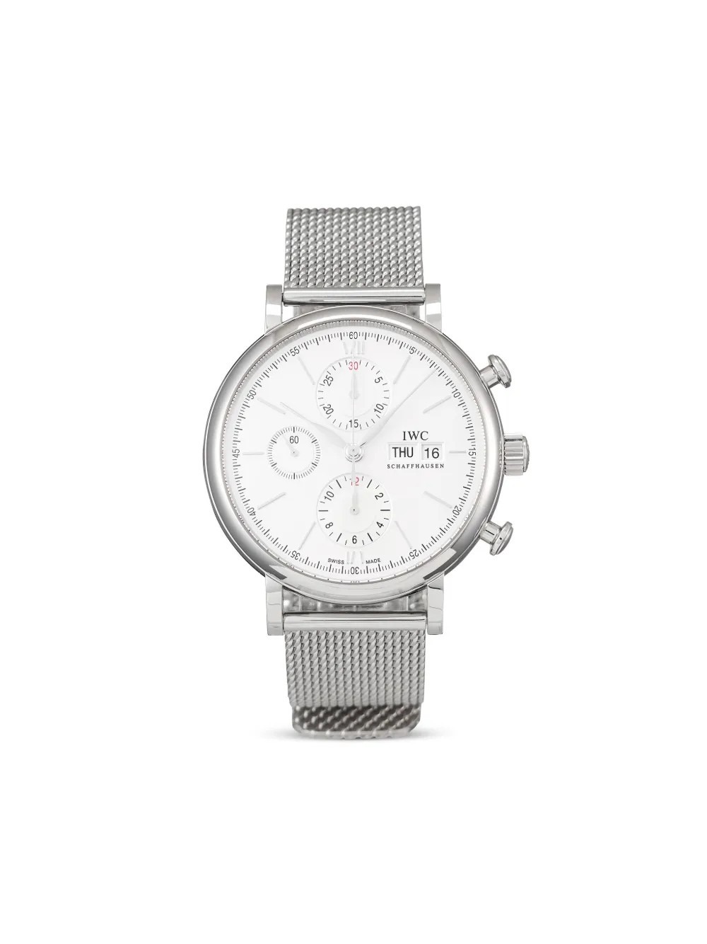 IWC Schaffhausen Ungetragener Portofino Chronograph 42mm - Farfetch | Farfetch Global