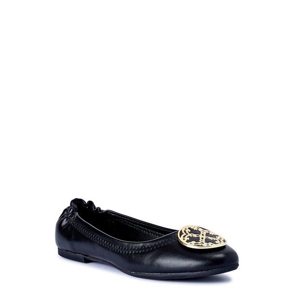 C. Wonder Women's Allium Medallion Ballet Flats | Walmart (US)