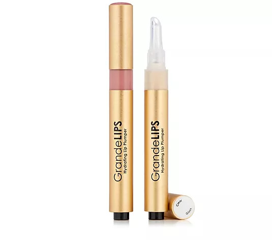 GrandeLIPS Hydrating Lip Plumper Gloss Duo - QVC UK | QVC UK