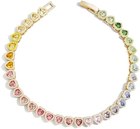 BaubleBar Kali Tennis Bracelet for Women - Classic Gold-Plated Bracelet w/Cubic Zirconia Crystals... | Amazon (US)