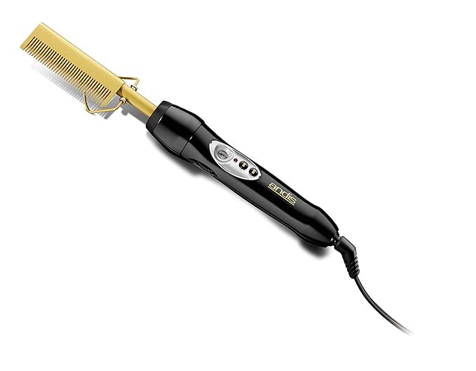 Andis 38300 Professional 450ºF High Heat Ceramic Press Comb with Dual Voltage and Auto Shut-off,... | Amazon (US)