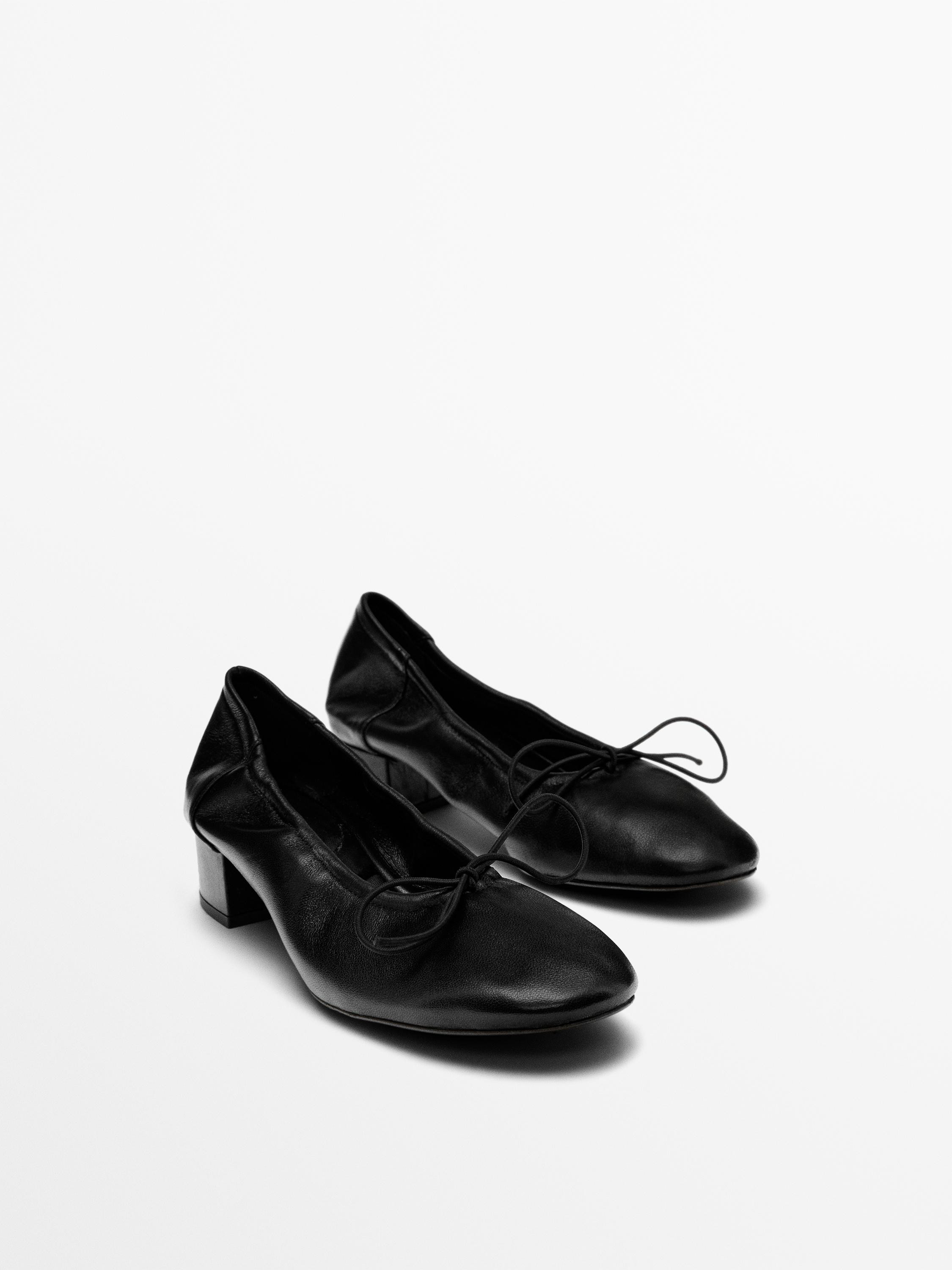 High-heel ballerinas | Zara US