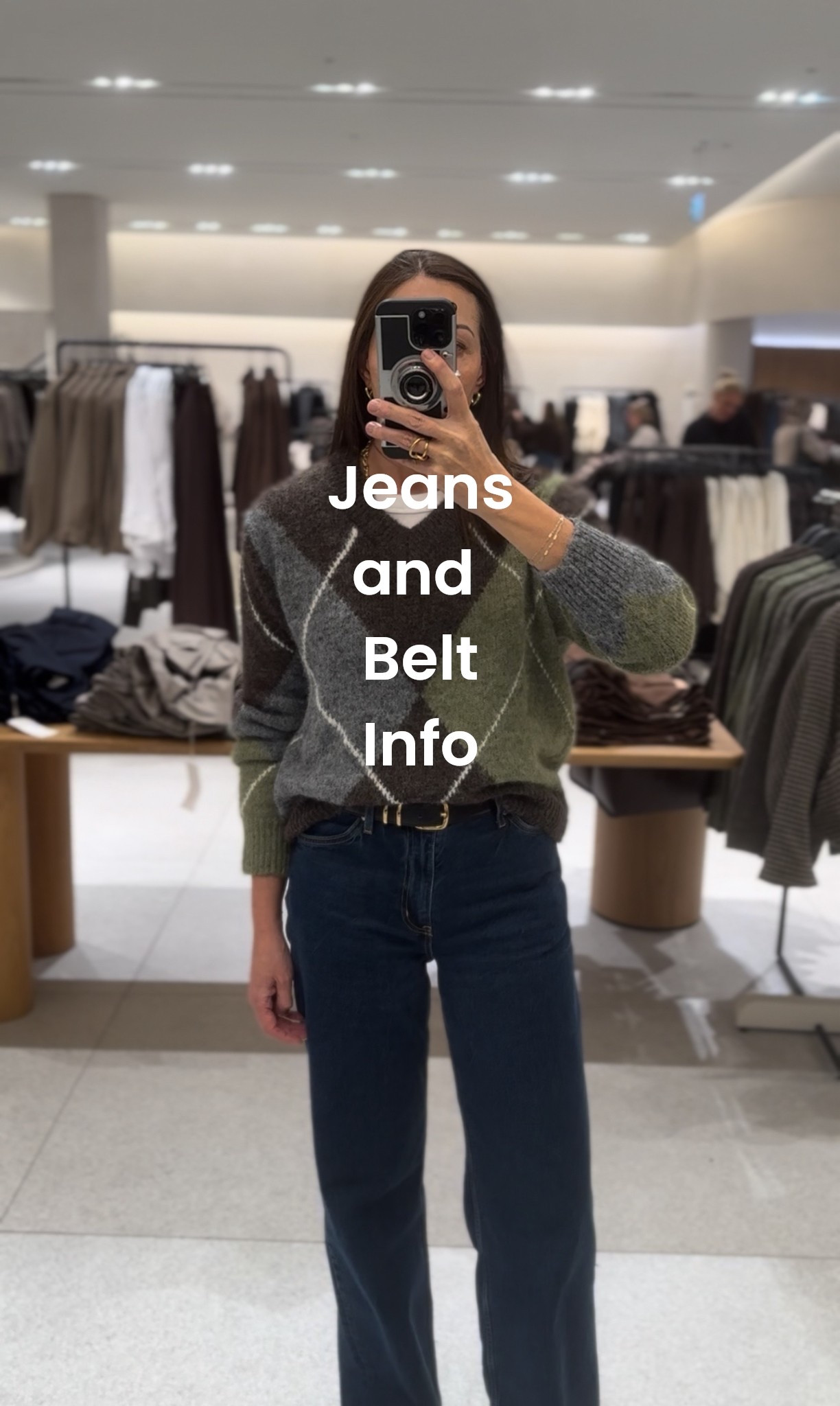 For those asking about these fab jeans they’re the Lupine jeans at ARKET. They hold you in and elongate your legs 👌🏻
 I’m in a 38. The belt is also ARKET x

#LTKwinter #LTKstyletip #LTKuk