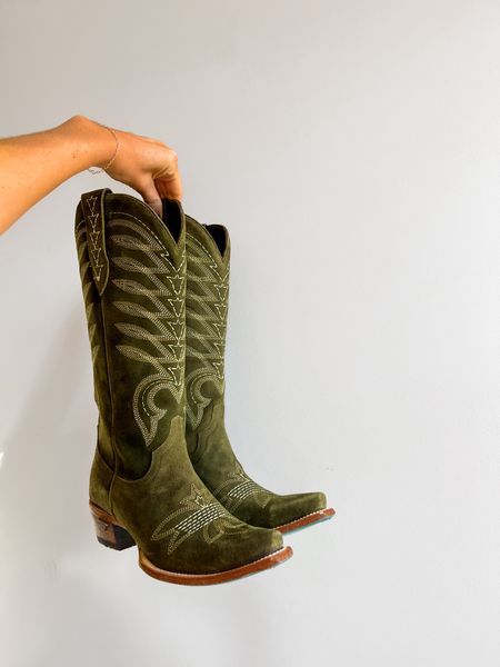 beyond obsessed with these olive suede cowgirl boots — use code KIRA10

#LTKshoecrush #LTKSeasonal #LTKstyletip