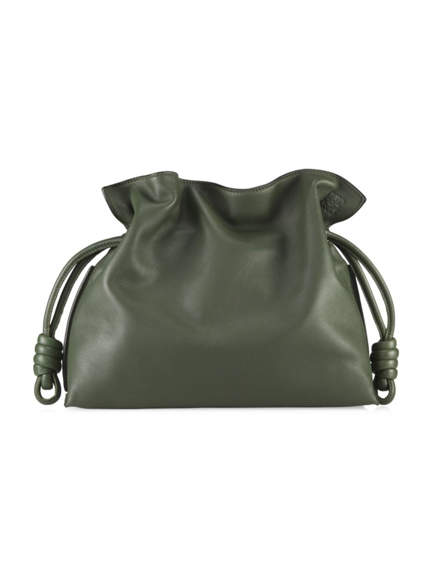 Flamenco Leather Drawstring Clutch | Saks Fifth Avenue