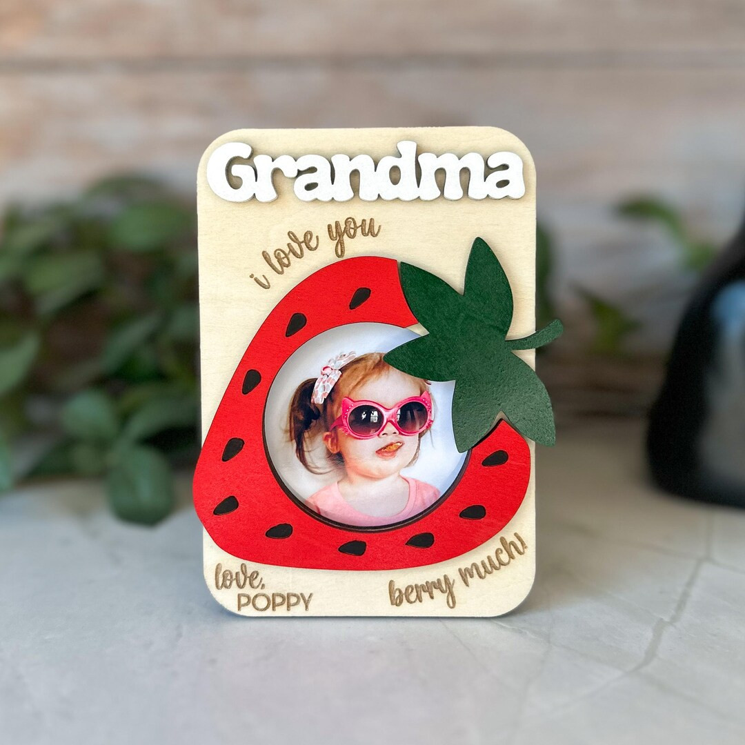 Fridge Mom Grandma Photo Magnet, Mother’s Day Gift, Photo Frame, Gift for Mom, Gift for Grandma... | Etsy (US)