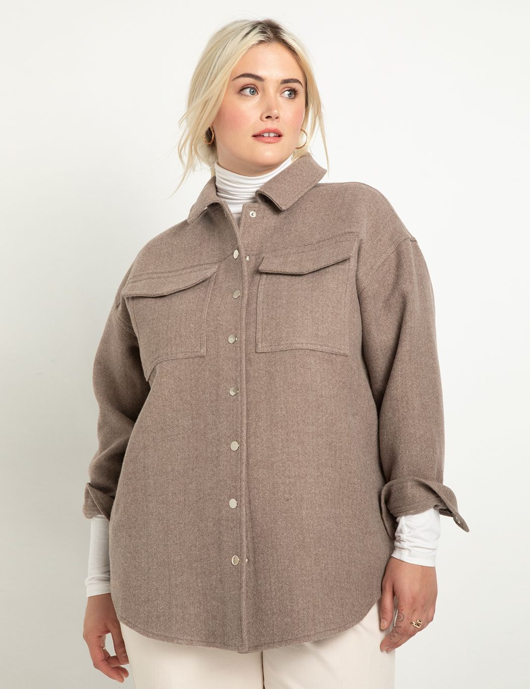 Oversized Shacket | Eloquii