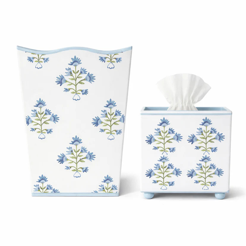 Willow Bloom Square Wastepaper Basket & Tissue (3 Options) | The Enchanted Home