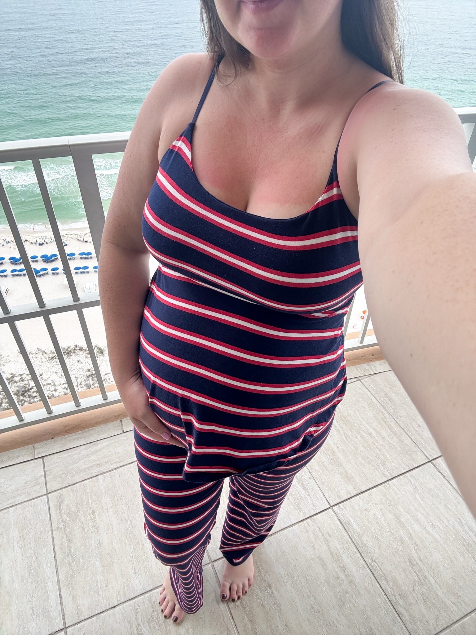Comfy vacation fit! Not maternity but perfect for it 😍 (medium in bottoms, XL in top)

#LTKootd #LTKBump #LTKTravel